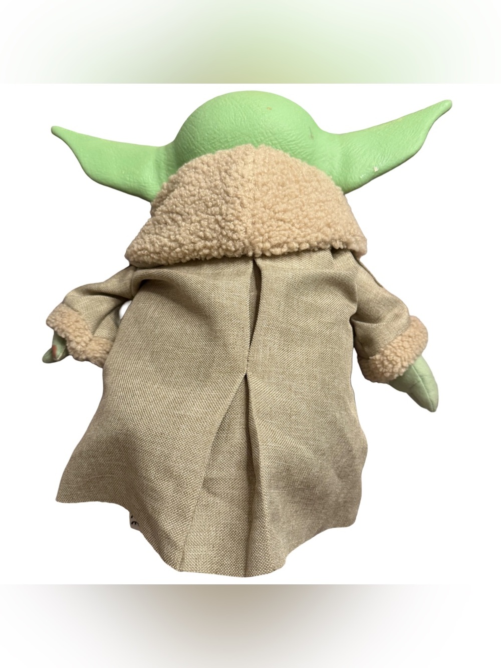 Baby Yoda Plush Toy in Green with Tan Coat - Kids Toys - Picture 2 of 6